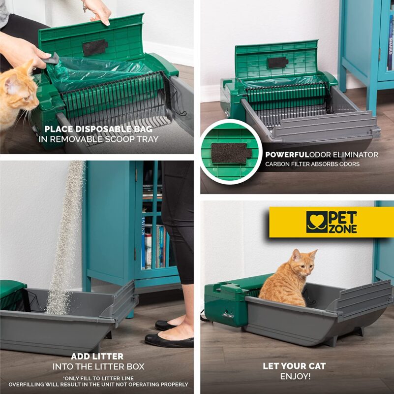 Pet Zone Smart Scoop Automatic Litter Box Pet Zone Smart Scoop Automatic Litter Box (Self Cleaning Litter Box